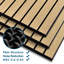 Ensemble de panneaux muraux insonorisants 11,5 po x 11,8 po PET-123431772