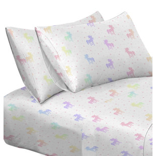 Gamer & Unicorn Juvi Sheet Set Microfiber Unicorn Sheet Set