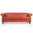 Orange Faux Leather