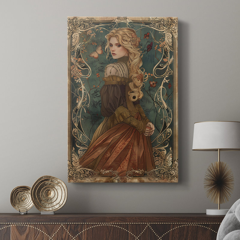 WOMEN Series CCCCXXV - Toile tendue avec châssis de qualité supérieure - Prêt à être accroché