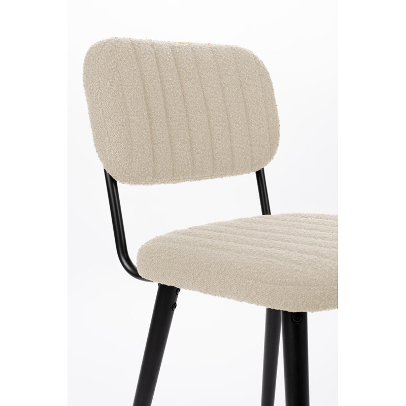 Jake Upholstered Dining Chair, White