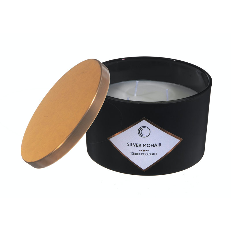 Bougie parfumée Musk, H 3,55 po x l 3,95 po x P 3,95 po