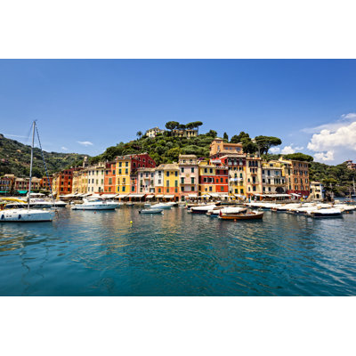 Portofino Italy par Kschulze - Photographie sur toile tendue