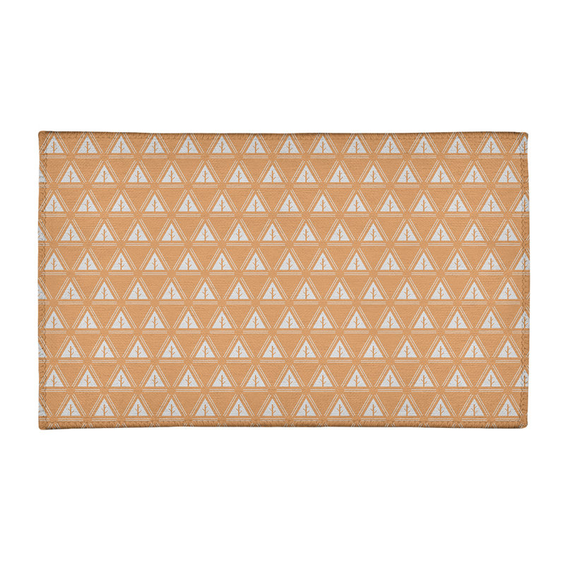 Chenille Geometric Indoor Rug, Rectangle 4' x 6'