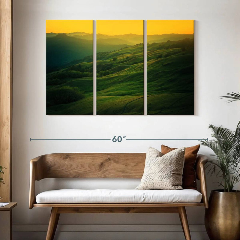 Alvord California Landscape Sunset, 32" H x 50" W