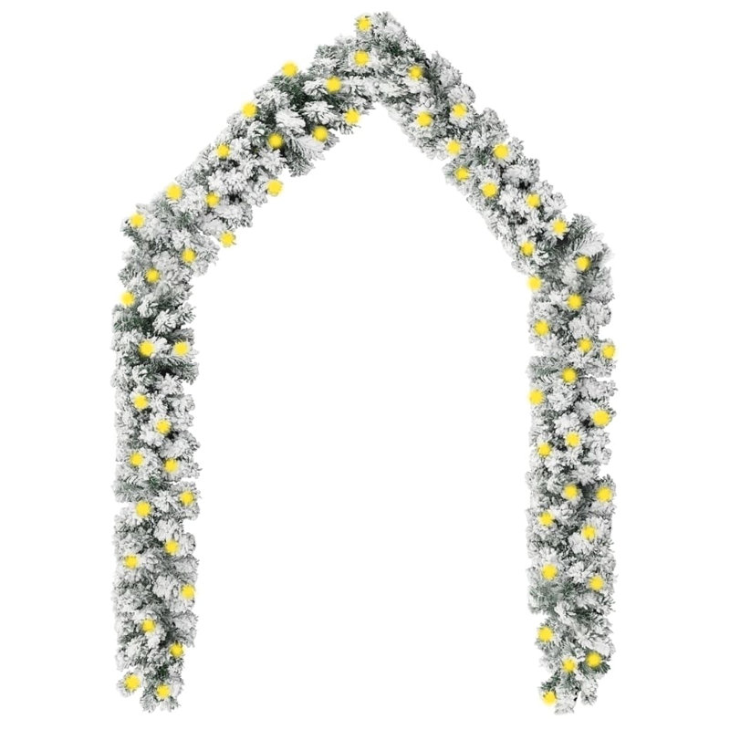 Guirlande de neige floquée The Seasonal Aisle, 196.85cm L