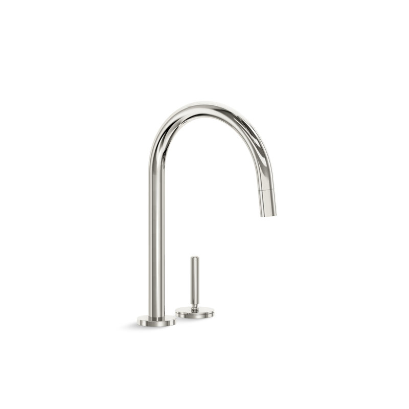 One™ Pull-Down Touch Single Handle Kitchen Faucet, Nickel Silver
