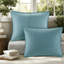Ensemble de literie réversible simple / simple TG bleu sarcelle, courtepointe en microfibre de style maison de campagne