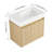 Takeyuki  Bathroom Vanity with Basin, Wall Mounted Floating Vanity Sink Combo-1460007327
