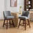 Telesha Swivel Counter Stool-411198273