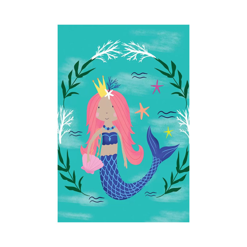 Magical Mermaids by Louise Allen - Wrapped Canvas Print, 66.04 cm H x 45.72 cm W