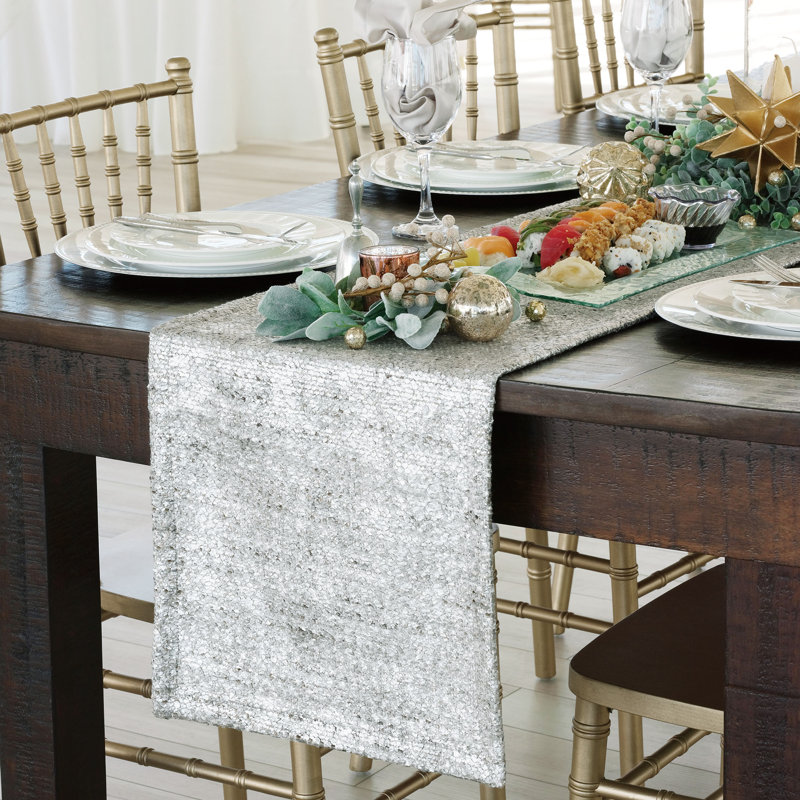 Holiday Glam Handmade Table Runnner
