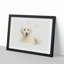 A Golden Retriever Puppy in Abstract - Picture Frame Graphic Art Print-55629722-55629726