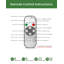 Artificial Slim Christmas Tree Multi-Color LED Lights Dual Color Remote Control-104874291