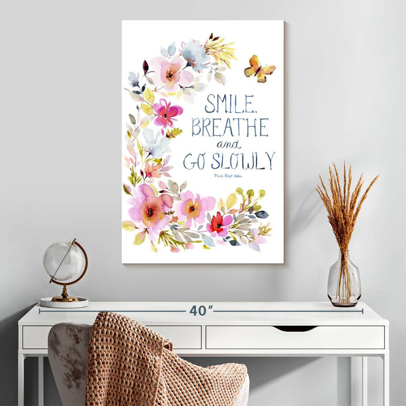 Smile Breathe, H 30 po x l 20 po