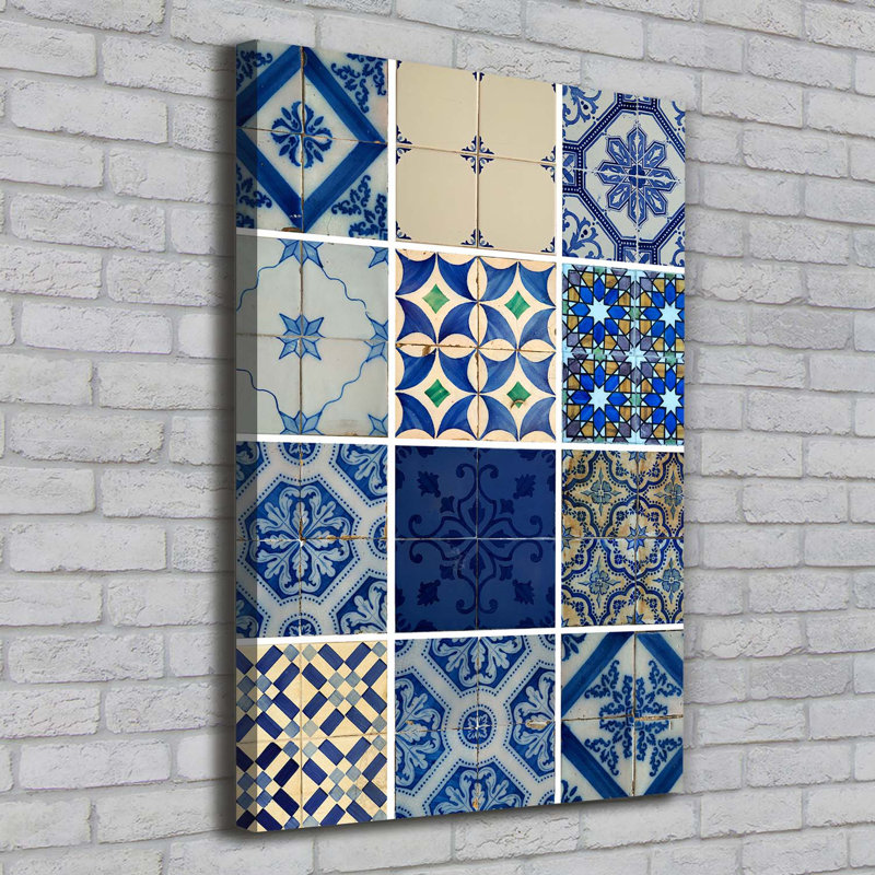 Portuguese Tiles - Wrapped Canvas Print