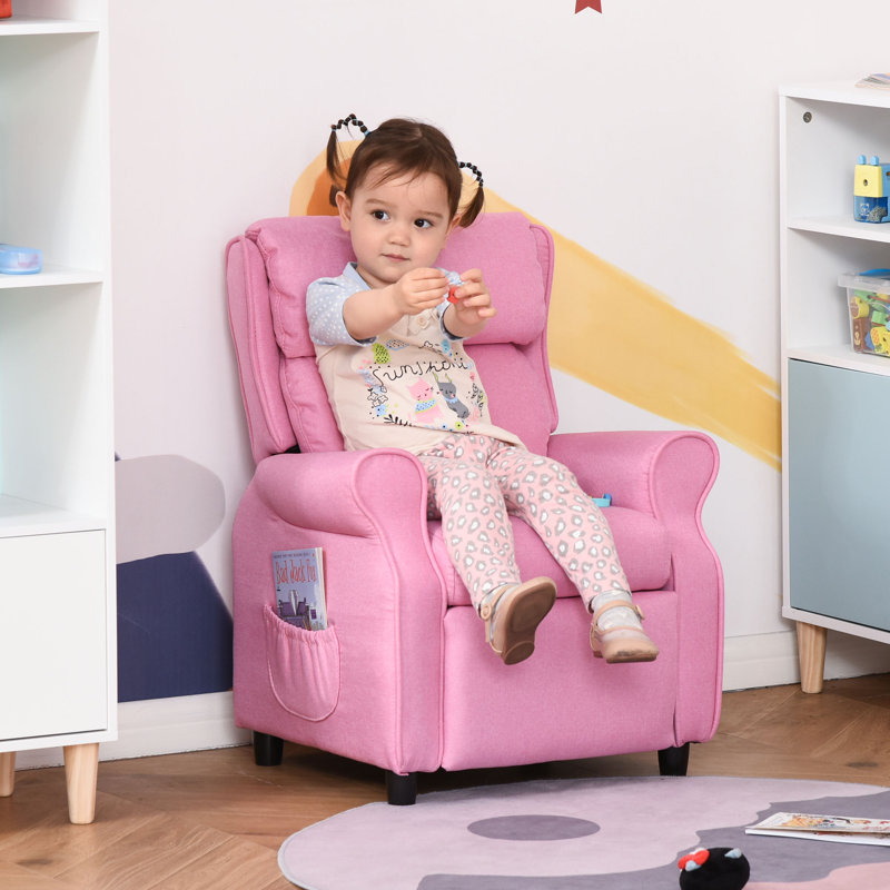 Fauteuil de jeu inclinable Qabo Kids, Gris clair