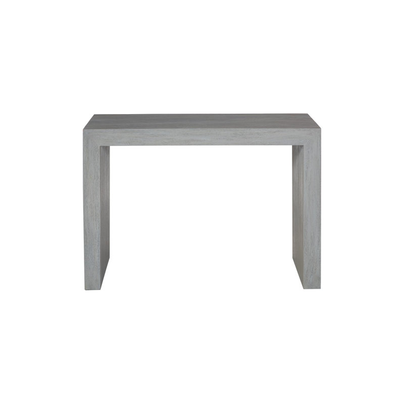 Waterfall Console Table in Weathered Gray