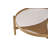 Cloutier Modern Coffee Table, 100% Solid Oak Wood with 0.16 in. Thick Tempered Glass Top, 39.4 x 18.1 x 39.4 inches | Scandinavian Design, Stylish & Durable | Perfect for Living Room & Contemporary Spaces-123122367