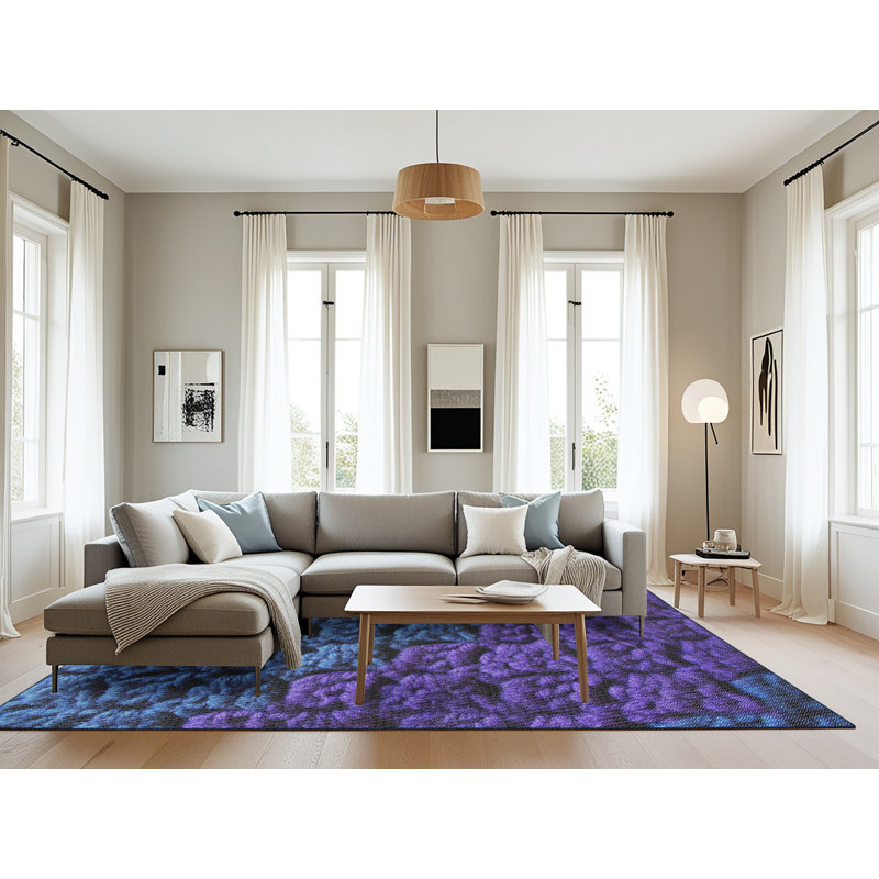 Tapis bleu Edwige, Rectangle 8 pi x 12 pi
