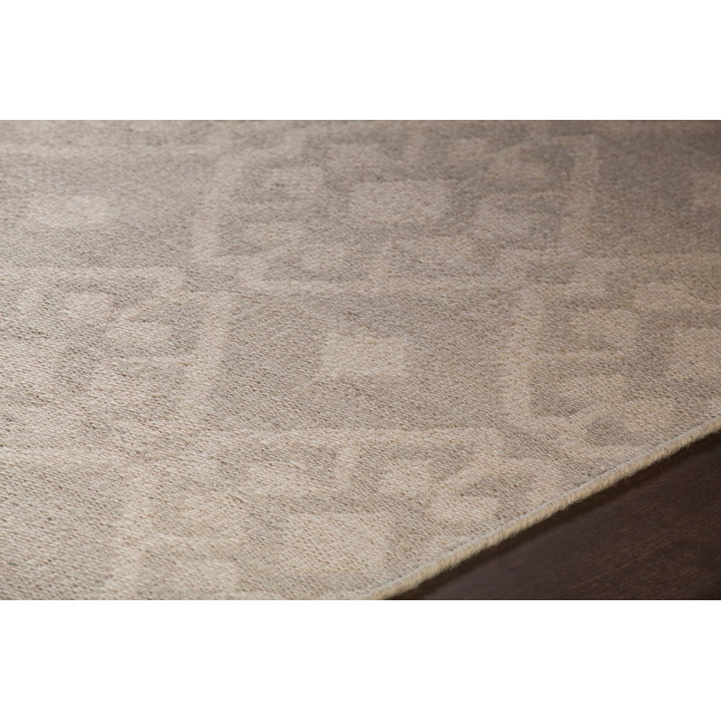 Flatweave Wool Ikat Indoor Rug, Rectangle 5' x 7'6"