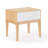 Lauritzen 19.25'' W Solid Wood Nightstand-175015172