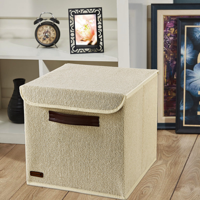 100% Terrycloth Cubby Minimalist Felt Storage Box