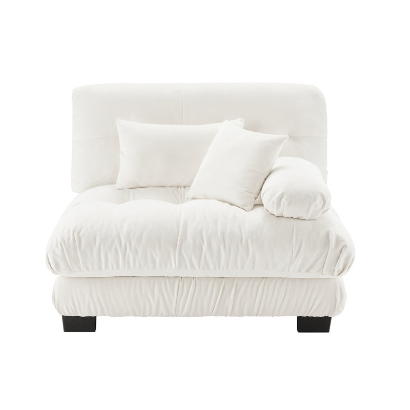 27 canapés RSF avec 2 coussins - blanc, Blanc