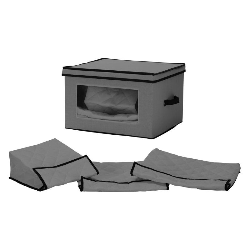 Serving Pieces Chest, Gray