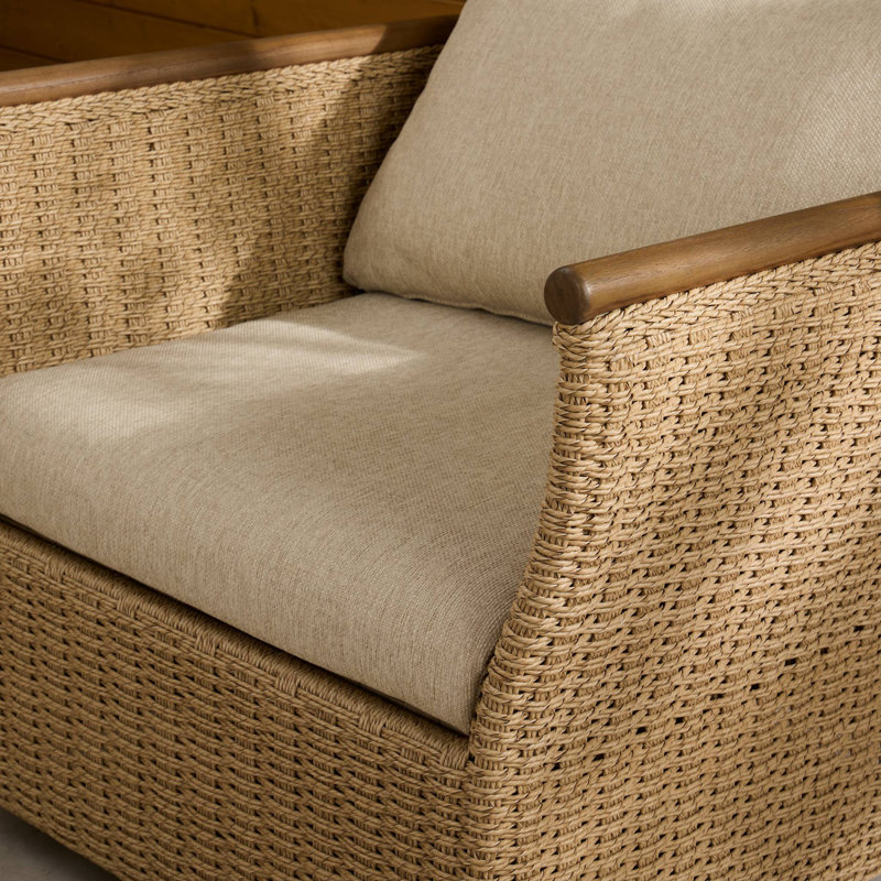 Elmira Outdoor Teak Swivel Lounge Chair