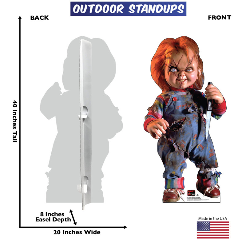 Chucky avec couteau extérieur