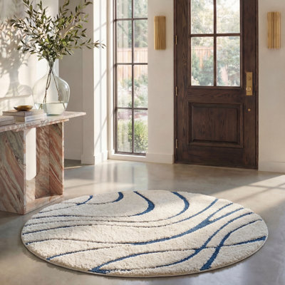 Tanysha Geometric Shag Area Rug