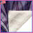 Intricate Purple Damask Blankets-127682383
