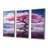Majestic Cherry Blossom Tree In Mountain Lake - Tree Cherry Blossom Wall Art Set-372647389-372647385