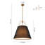 Luminaire suspendu fuselé en lin 4 lumières Nyjel-159815823-159815821-151244206