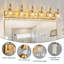 Luminaire de salle de bain 6 lumières en laiton rétro avec abat-jour en verre fleuri sur miroir-1588077419-1588077428