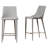 Adaurd Upholstered Counter Stool with Metal Frame