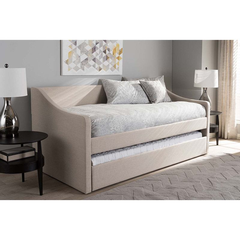 Esse Upholstered Daybed, Beige
