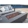 Sedona 66" L x 32 W x 22" H Concrete Fire Pit Table with Pull-Out Propane Tank Drawer by AMS Fireplace