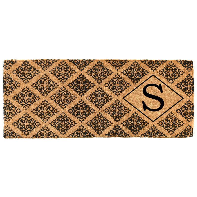 Zambrana Personalizable Outdoor Doormat, S, Rectangle 3' x 6'