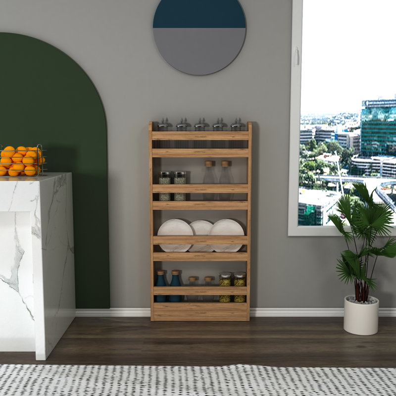 Wall Spice Rack, Atlantic Pine