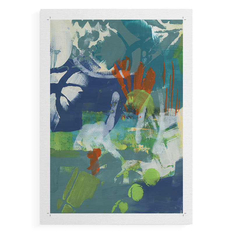 Impression tropicale I - Impression sur toile seulement - non encadrée, H 36 po x l 24 po