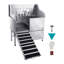 143.5cm H x 127.5cm W x 79.5cm D Dog Grooming Tub