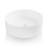 Sinber 18" x 18" x 6.3" White Round Ceramic Above-Counter Bathroom Vessel Sink