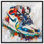 «Intricate Strokes Sneaker», impressions sur toile par Art Remedy