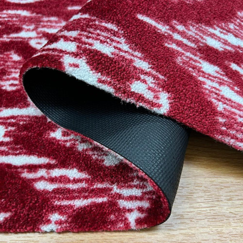 Tapis de sol Ruby Red Ikat, L 47 po x L 28 po