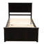 Platform Bed with Twin Size Trundle-118547045
