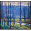 Blue River Print by Lawrence Behunek