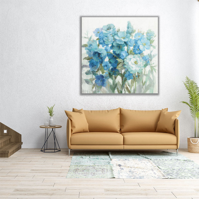 «Soft Summer Blues», reproduction d'art sur toile, H 12 po x l 12 po