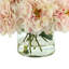 Peony Floral Arrangement In A Clear Glass Vase